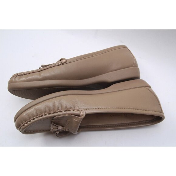 Nwob Sas Kiltie Loafers Tasseled Women's Tan Beige Shoes Sz 6 M - Picture 7 of 12